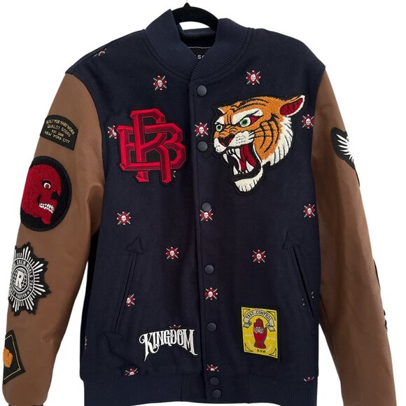 Reason Kingdom Bomber/Varsity Jacket - Men's Small - Worn Once - Excellent Cond. - Picture 1 of 9